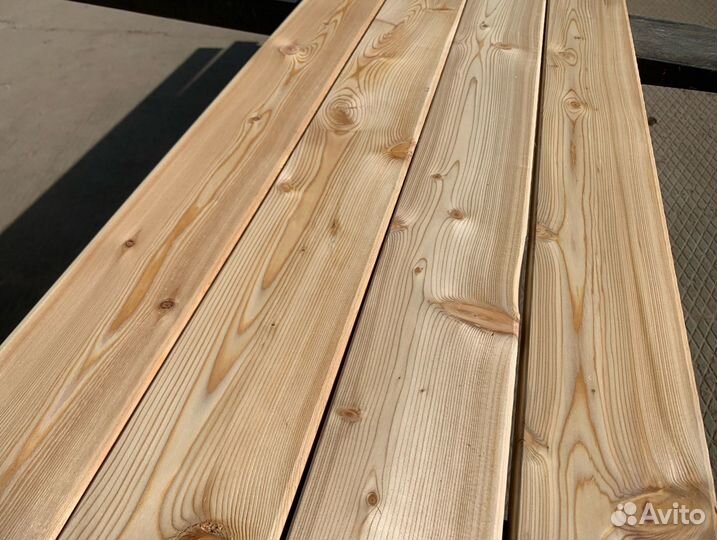 Доска лиственница террасная планкен