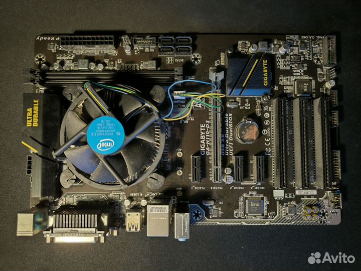 Материнка gigabyte GA-H110-D3 с процессором