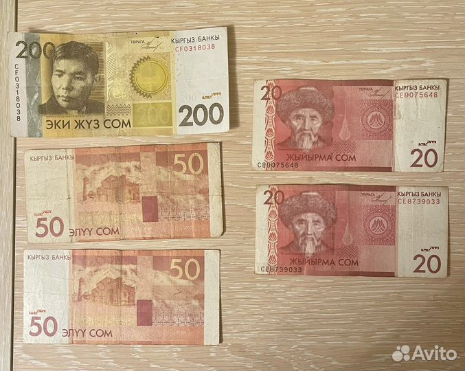 340 Киргизский сом