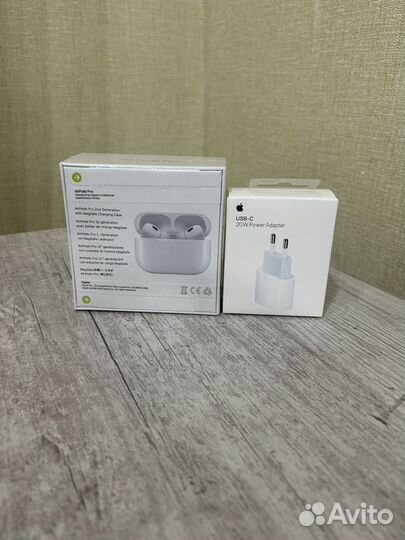 Airpods pro2 + адаптер apple