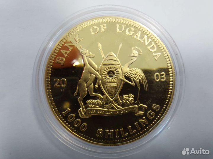 Замбия Уганда монеты Папа Римский