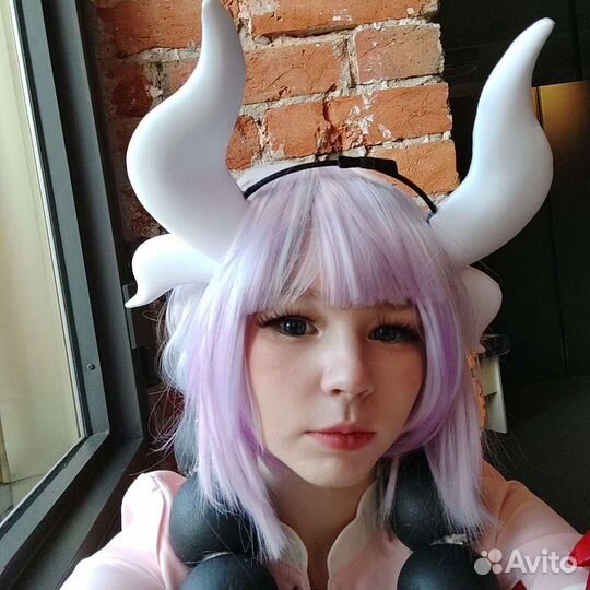 Парик Канна Камуи Дракон горничная кобаяши