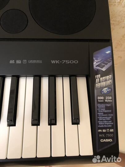 Синтезатор casio wk 7600