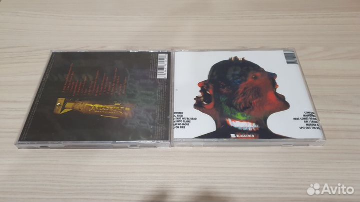 CD диски: Megadeth, Metallica