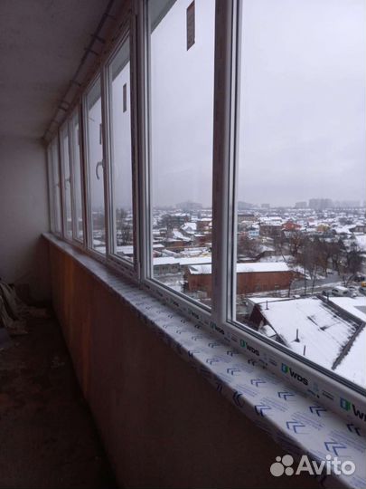 Балкон с утеплением, окна, остекление лоджий