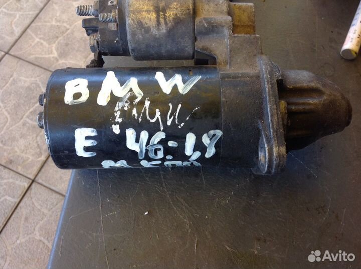 Стартер на BMW E 46. 1,8см бензин