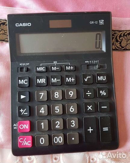 Калькулятор casio GR-12