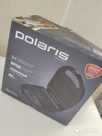 Вафельница Сэндвичница гриль Polaris PST 0203