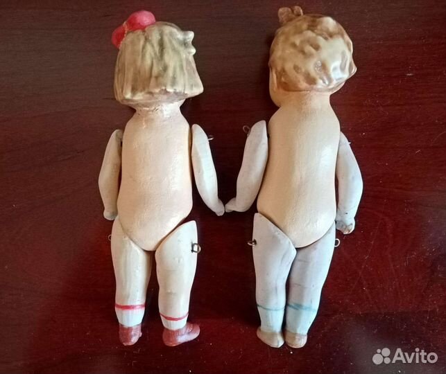 Куколки из антикварных деталей