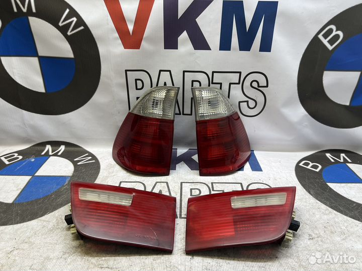Комлпект задних фонарей для bmw x5 e53 рест
