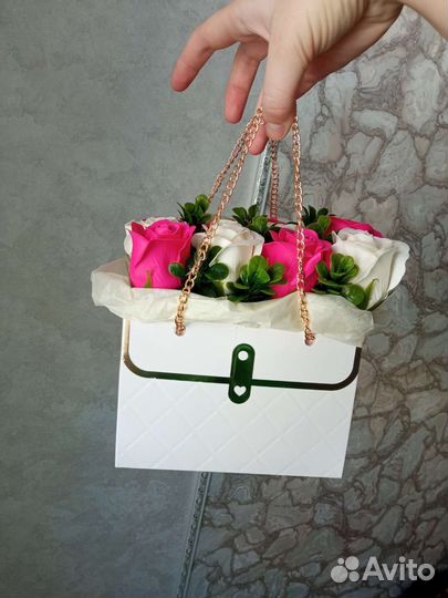 Букет из мыла