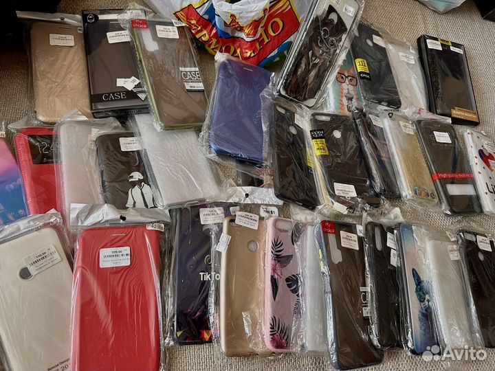 Чехлы пакетом Samsung, iPhone, Redmi