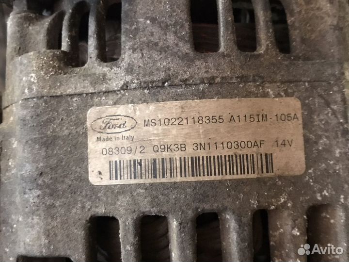 Генератор ford focus 2 1,4-1,6