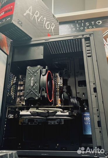 Игровой пк Xeon E5 2670 V3 /16GB/SSD512/RX580 8GB