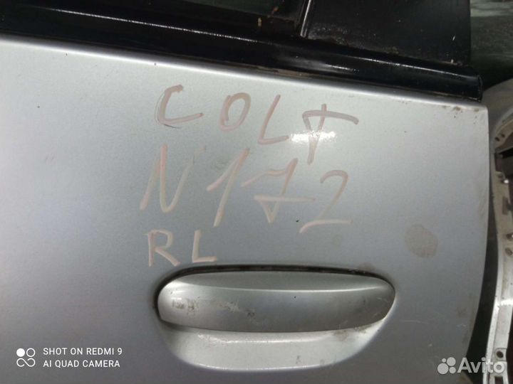 Дверь мицубиси кольт левая задняя