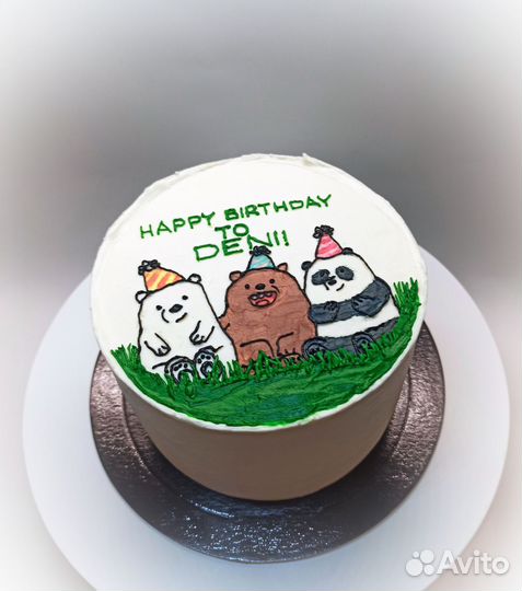 Торты на заказ с украшением на Ваш выбор