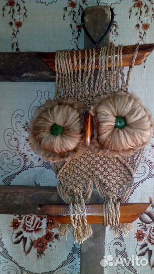 Макраме панно Совы