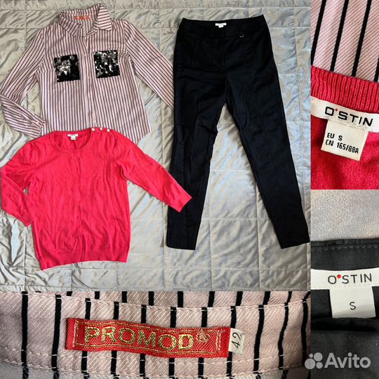 Огромный пакет 32 шт женских брендовых вещей 42/44