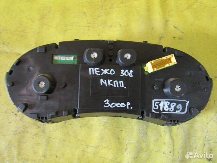 Щиток приборов Peugeot 308 07-13г 51889