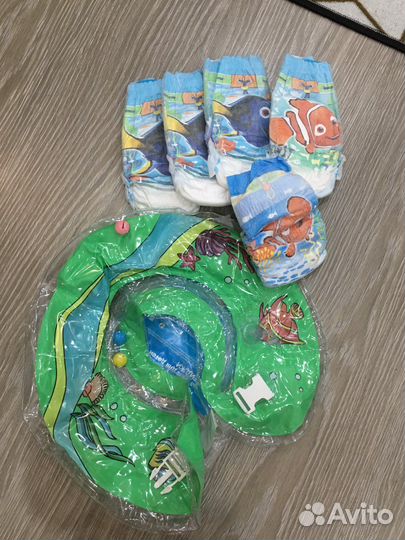 Круг на шею и трусики для плавания