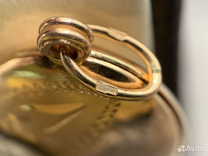 Золотой подвеска (локет)