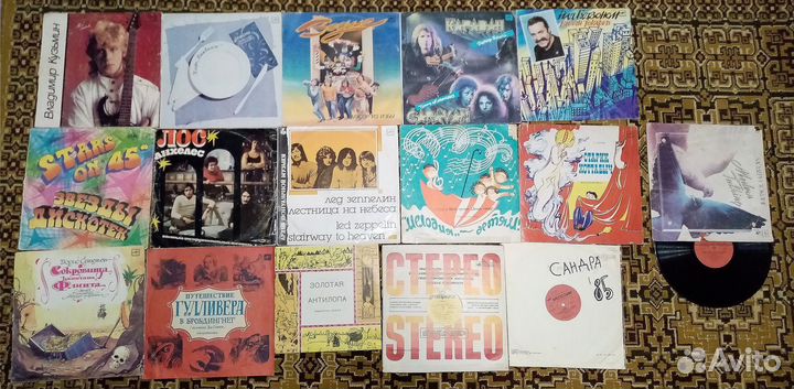 Виниловые пластинки СССР