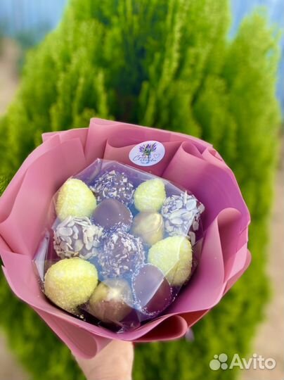 Сладкие букеты из зефира