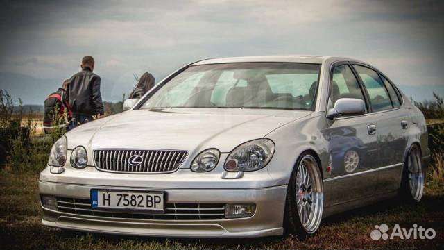 Накладка на бампер (губа) Abflug Toyota Aristo