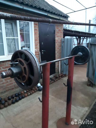 Штанги гантели гири