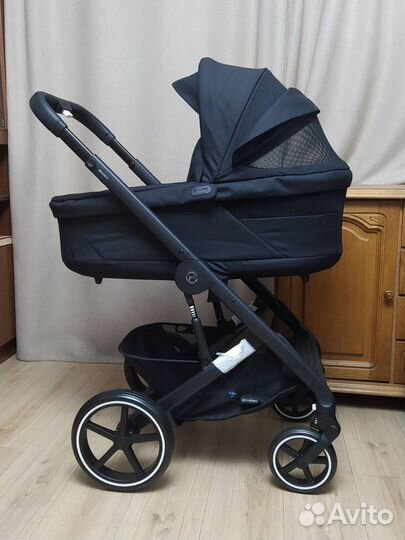 Новая коляска 3в1 Cybex Balios S moon black