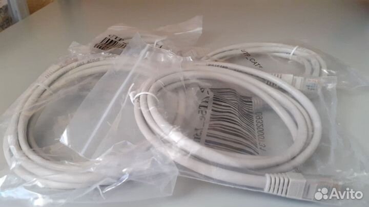 Патчкорд RJ-45, кат. 5е, 1,5 м, серый