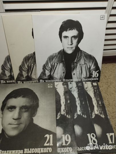 Виниловые пластинки Высоцкий, качество Near Mint