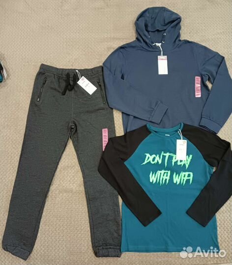 Новые брюки, худи, лонгслив Sinsay, размер 152