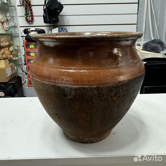 Крынка горшок керамический глиняный кувшин