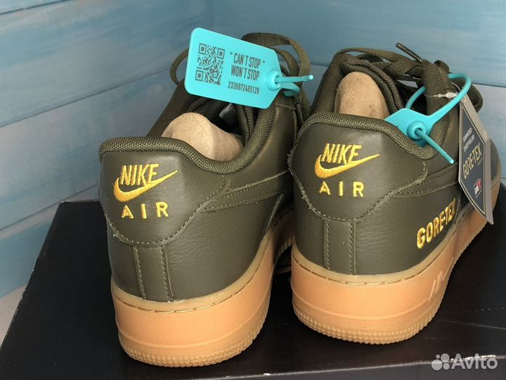 Nike air force 1 low olive gore-tex оригинал