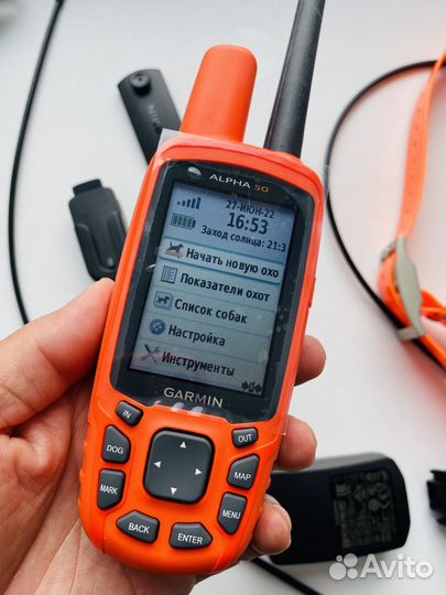 Garmin Alpha 50 без ошейника +карта Топо РФ