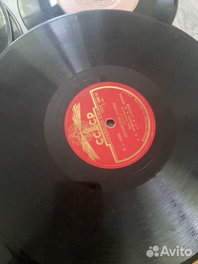 Пластинки виниловые СССР для декора и поделок