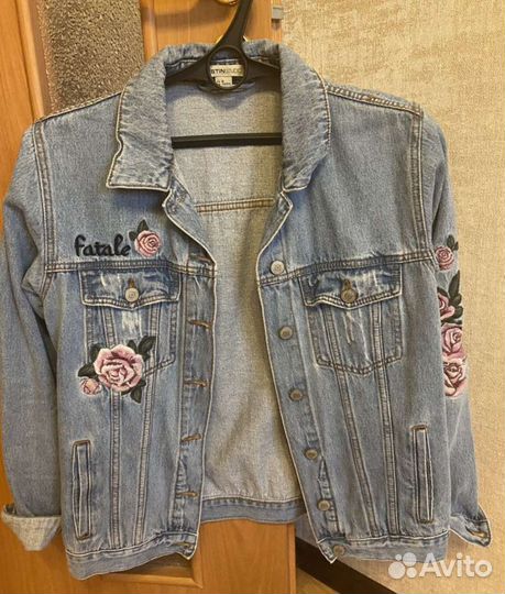 Джинсовая куртка женская 46
