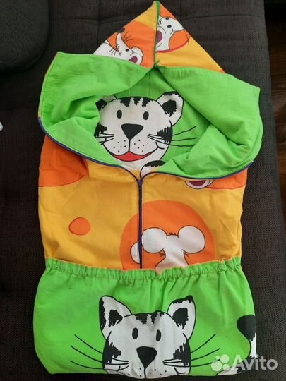 Детское одеяло-конверт для младенца