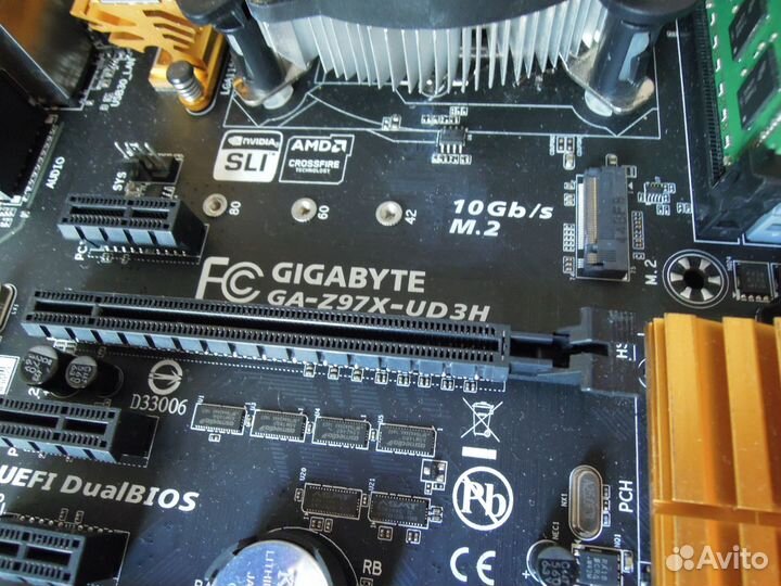 Intel Core i5-4670K + Gigabyte GA-Z97X + DDR3 8GB