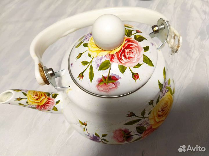 Чайник эмалированный