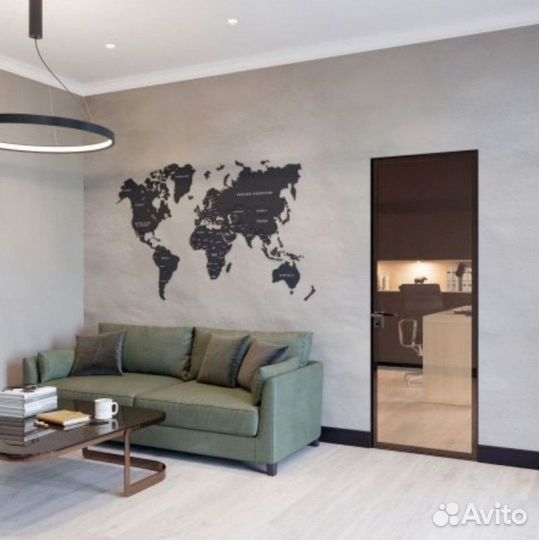 Скрытые межкомнатные двери со стеклом