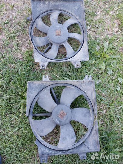 Hyundai accent Вентиляторы на hyundai accent 2