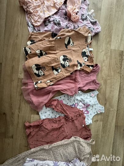 Одежда платья пакетом для девочки 92 98