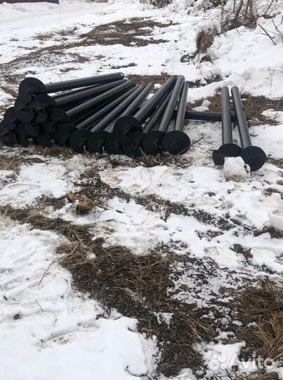 Винтовые сваи / монтаж