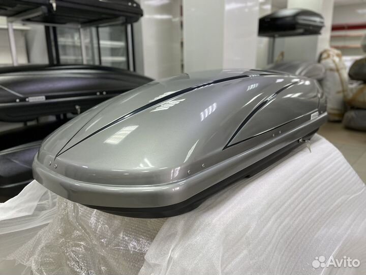 Автобокс Voyage 440л 175см Style цвет Титан глянец