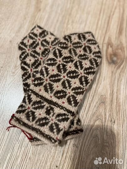Варежки теплые женские