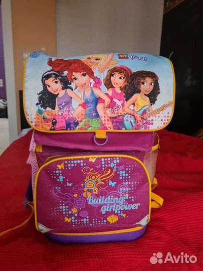 Рюкзак школьный для девочки lego friends