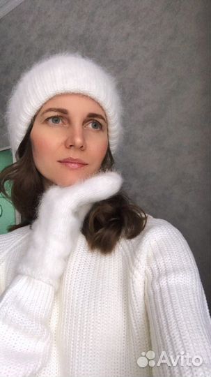 Шапка вязаная женская