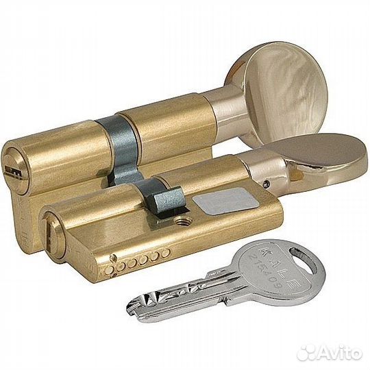 Цилиндр Kale Kilit 164 SM-90(45/45), кл/верт, золото